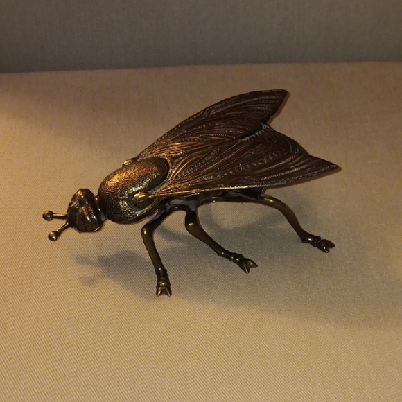 Other - MCM Vintage Brass Insect Figurine Ash Tray